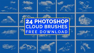 Best 24 Photoshop Cloud Brushes Free Download [upl. by Eannej]