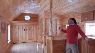 The Xylia Tiny Home — Custom 14X40 Tiny House with HUGE Kitchen Full Bath amp Walk in Closet [upl. by Saint913]