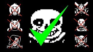 What happens if you kill everyone but Sans Fan made [upl. by Stauffer998]