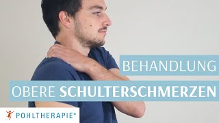 Schulterschmerzen Selbstbehandlung für Schmerzen oben an der Schulter [upl. by Nirb]