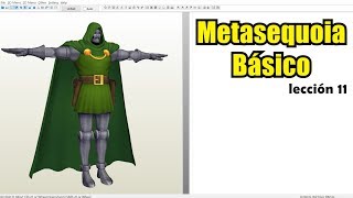 11  Tutorial Metasequoia Básico [upl. by Suoirred]