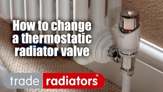 How To Change a Thermostatic Radiator Valve [upl. by Morna]