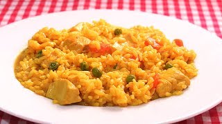 Arroz con Pollo  La Receta más Fácil y Rápida [upl. by Mairem]