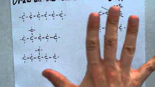 Draw the Isomers of hexane C6H14 [upl. by Ferri]