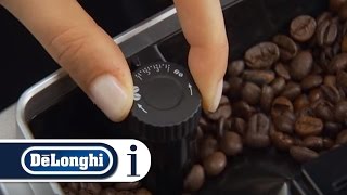 Magnifica S  How to adjust the coffee mill on your coffee machine [upl. by Madonia]