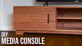 MidCentury Modern TV Stand  DIY Woodworking [upl. by Ellehsat263]