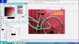 Cómo hacer un cartel en GIMP [upl. by Sitoel]