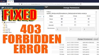 How to Fix The 403 Forbidden Error Step by Step ☑️ [upl. by Ahsirhcal]