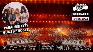 Paradise City Guns N Roses played by 1000 musicians  Paris 2022 [upl. by Acessej212]