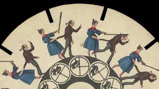 PHENAKISTOSCOPE  Joseph Plateaus discs animated [upl. by Enorel]