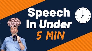 How To Memorize Any Speech In 5 Minutes or Less [upl. by Maiah517]