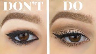 HOODED EYES DOS AND DONTS  Eyeshadow amp Eyeliner For Bigger Eyes Makeup Tutorial [upl. by Esmaria]