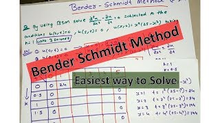 Bender Schmidt Method [upl. by Cynthea491]