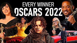 OSCARS 2022  Every Winner  TRIBUTE VIDEO [upl. by Flanna]