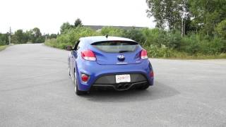 2014 Hyundai Veloster with MBRP Exhaust [upl. by Enram]