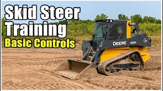 How to Operate a Tracked Skid Steer Loader  CTL Basic Controls Training [upl. by Enrol906]