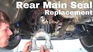 Ford 46 54 and 68 Rear Main Seal Replacement [upl. by Hubble]