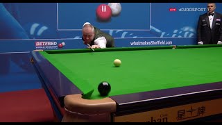 Watch John Higgins score a 147 maximum break at World Snooker Championship in full – every shot [upl. by Esialb]