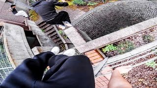 PARKOUR vs SECURITY  Real Chase Situation  GoPro HERO3 [upl. by Nnyrb]