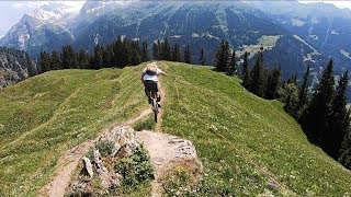 Inches from Death Downhill mountain biker rips cliffs in Utah [upl. by Lennox946]