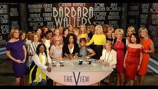 Barbara Walters Says Goodbye to quotThe Viewquot  Highlights from the show [upl. by Llenyar]