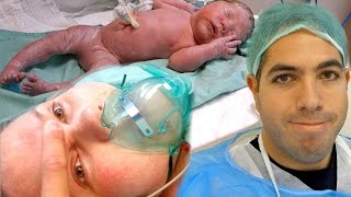 DRAMATIC CSECTION BIRTH VLOG  Meet Our Newborn Baby Girl [upl. by Ainezey]