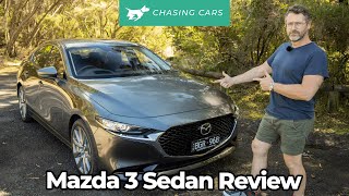 Mazda 3 Sedan 2021 review  Chasing Cars [upl. by Arola]