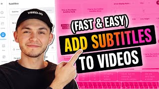 Easily Add Subtitles to Any Video in Minutes Step by Step [upl. by Eulalee998]