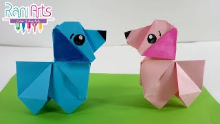 PERRO DE ORIGAMI  Paso a paso  DIY  ORIGAMI DOG [upl. by Pauletta]