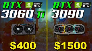 RTX 3060 Ti vs RTX 3090  How Big is The Difference [upl. by Cilurzo]