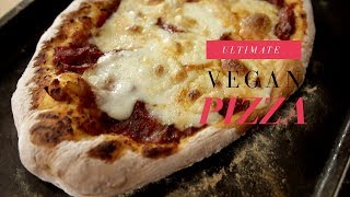 Ultimate Vegan Pizza From Scratch  The Buddhist Chef [upl. by Skcirdnek693]