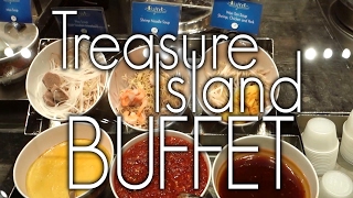 Treasure Island Las Vegas Buffet Champagne Brunch Full Tour [upl. by Anitsej]