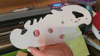 cutting airbrush stencils [upl. by Lekym]