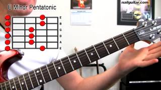 E Minor Pentatonic  Guitar Scale Lesson Beginners First Step To Soloing [upl. by Lawrenson193]