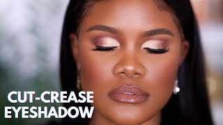 CUT CREASE EYESHADOW TUTORIAL for Hooded Eyes  Ale Jay [upl. by Oznohpla]