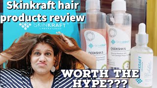 Skinkraft Hair Products Review  Worth the Hype  Skinkraft Review [upl. by Burk372]