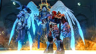 War Liberates Archangel of Death Azrael Imprisoned in the Black Throne Darksiders 1 [upl. by Yelyac]