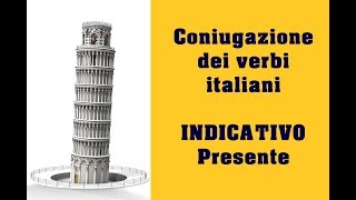 Coniugazione dei verbi italiani lindicativo presente [upl. by Avla]