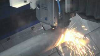 TRUMPF RotoLas option on Laser Cutting Machines [upl. by Ibbison]