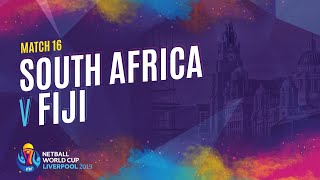 South Africa v Fiji  Match 16  NWC2019 [upl. by Kcirtapnaes699]