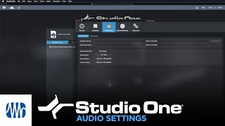 PreSonus Studio One Tutorials Ep 3 Audio Settings [upl. by Arsi]