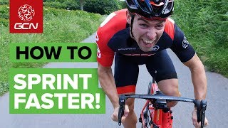 How To Sprint Faster On A Road Bike [upl. by Eyllib]