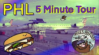 Philadelphia International Airport  A FiveMinute Tour [upl. by Notnilk]