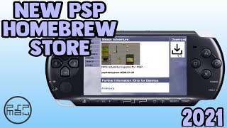 New PSP homebrew store  2021 [upl. by Elon286]