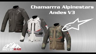 CHAMARRA ALPINESTARS ANDES V3 DRYSTAR [upl. by Alabaster]