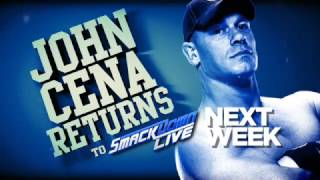 John Cena returns to SmackDown LIVE next Tuesday [upl. by Chrisman]