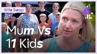 11 Kids vs Militant Mum  Wife Swap Australia [upl. by Ennyl555]