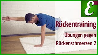 Rückentraining für zuhause ohne Geräte Teil 2 [upl. by Gleason]