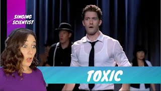 Vocal Coach Reacts To GLEE  Toxic  WOW They Were [upl. by Jaehne420]