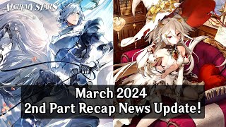 Alchemy Stars Recap 2nd Part March 2024 News Updates [upl. by Anivram175]